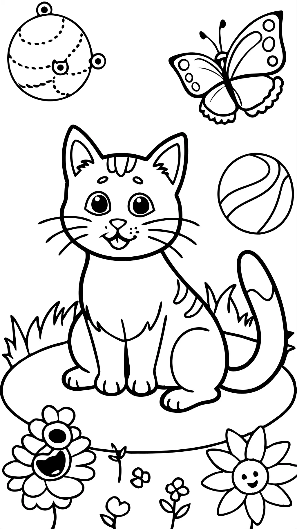 coloriages de chats et de chiens